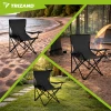 Крісло рибальське складне з підлокітниками Trizand Black (5900779951037)