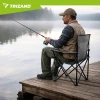 Крісло рибальське складне з підлокітниками Trizand Grey (5900779951051)