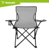 Крісло рибальське складне з підлокітниками Trizand Grey (5900779951051)