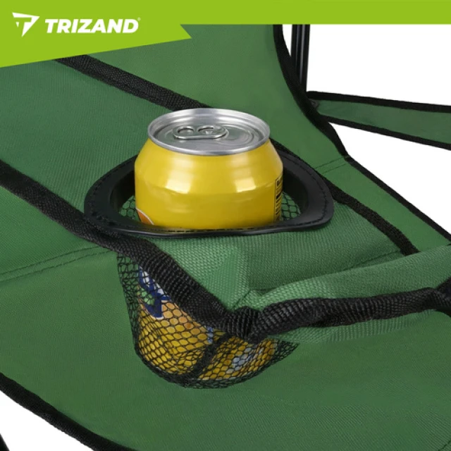 Крісло рибальське складне з підлокітниками Trizand Green (5900779951068)
