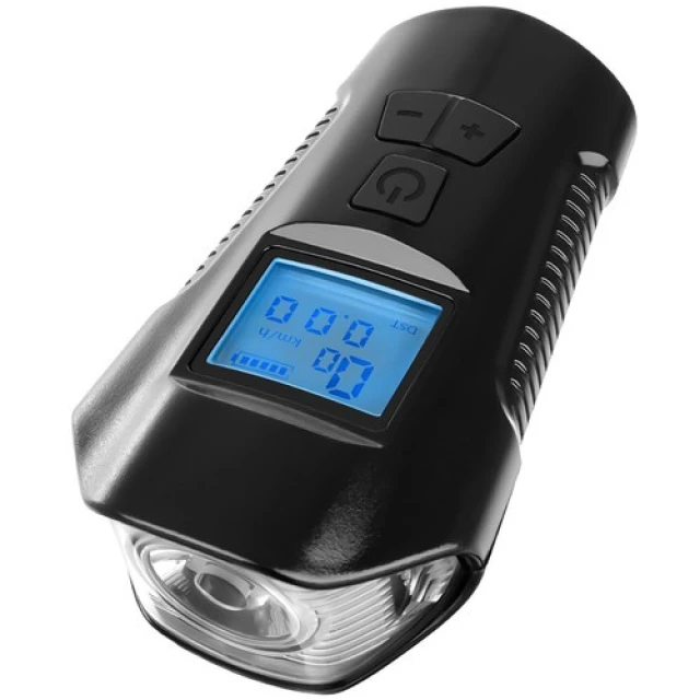 Ліхтар велосипедний Trizand LED зі спідометром 23680 (5900779951099)