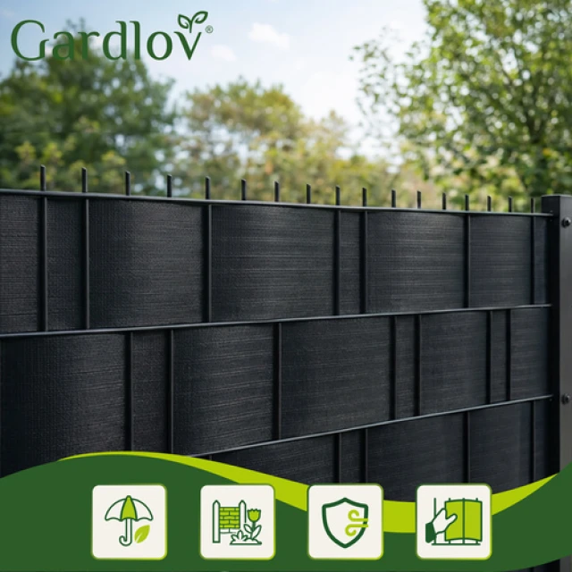 Стрічка для огорожі Gardlov 19 см x 35 м 450 г/м² Black (5900779951136)