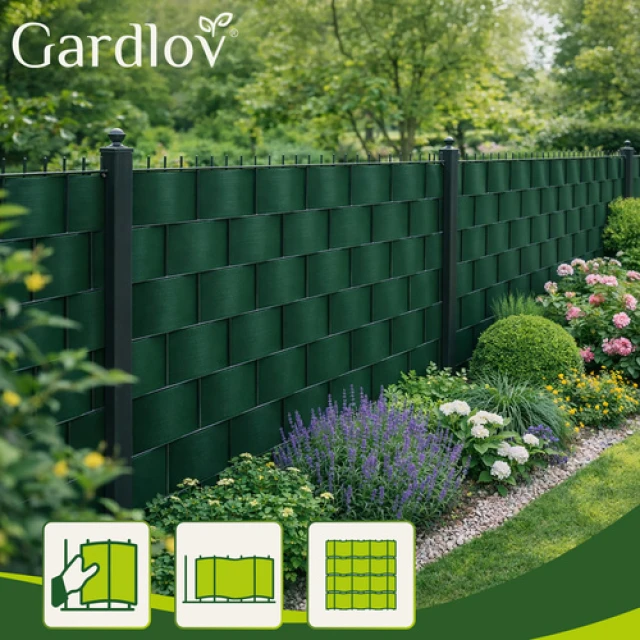 Стрічка для огорожі Gardlov 19 см x 35 м 450 г/м² Green (5900779951143)