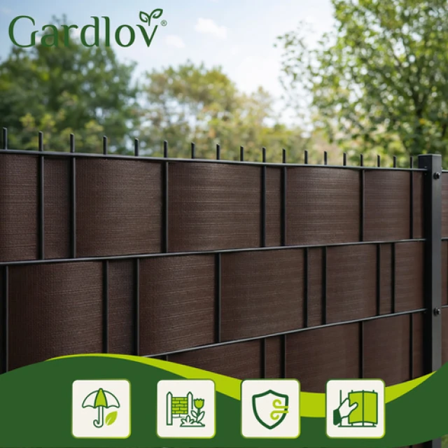 Стрічка для огорожі Gardlov 19 см x 35 м 450 г/м² Brown (5900779951150)