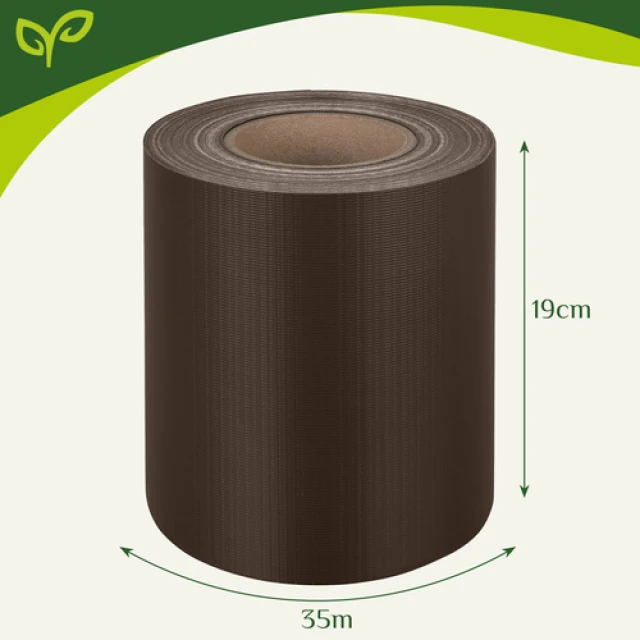 Стрічка для огорожі Gardlov 19 см x 35 м 450 г/м² Brown (5900779951150)