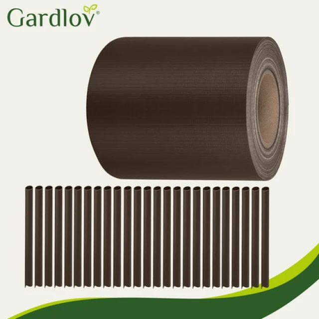 Стрічка для огорожі Gardlov 19 см x 35 м 450 г/м² Brown (5900779951150)