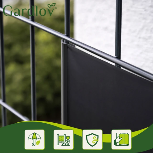 Кліпси для стрічки паркану Gardlov 20 шт Anthracite (5900779951211)
