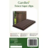 Кліпси для стрічки паркану Gardlov 20 шт Brown (5900779951259)