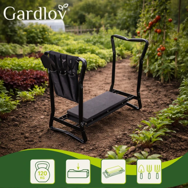 Садова підставка для колін Gardlov з функцією табурета (5900779951273)