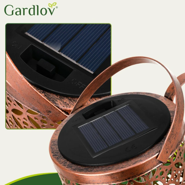 Садовий світильник на сонячній батареї Gardlov Лійка (5900779951556)