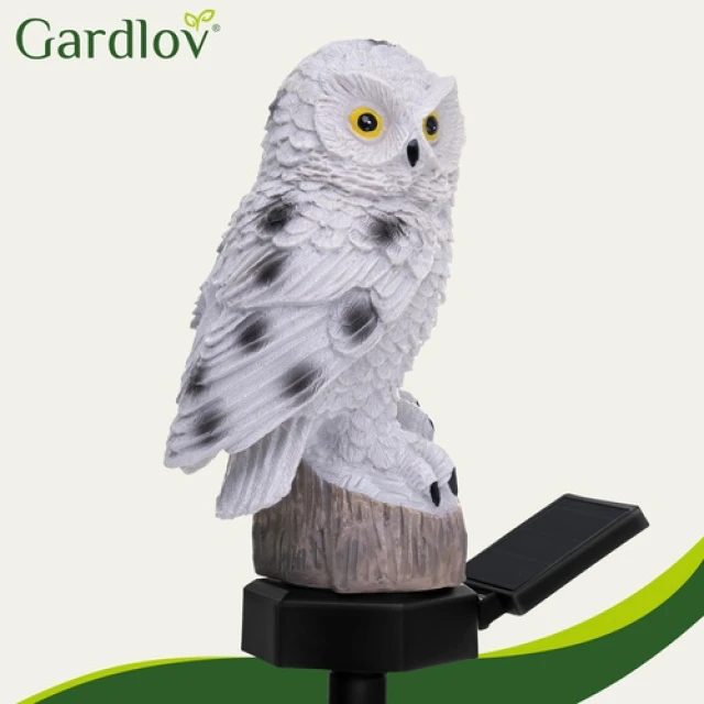 Садовий світильник на сонячній батареї Сова Gardlov (5900779951563)