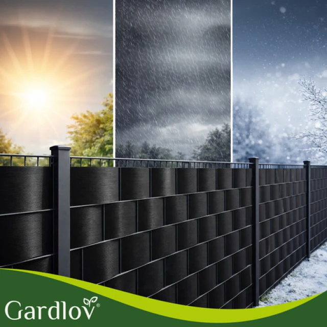Стрічка для паркану Gardlov 19 см x 26 м 700 г/м² Anthracite (5900779951679)