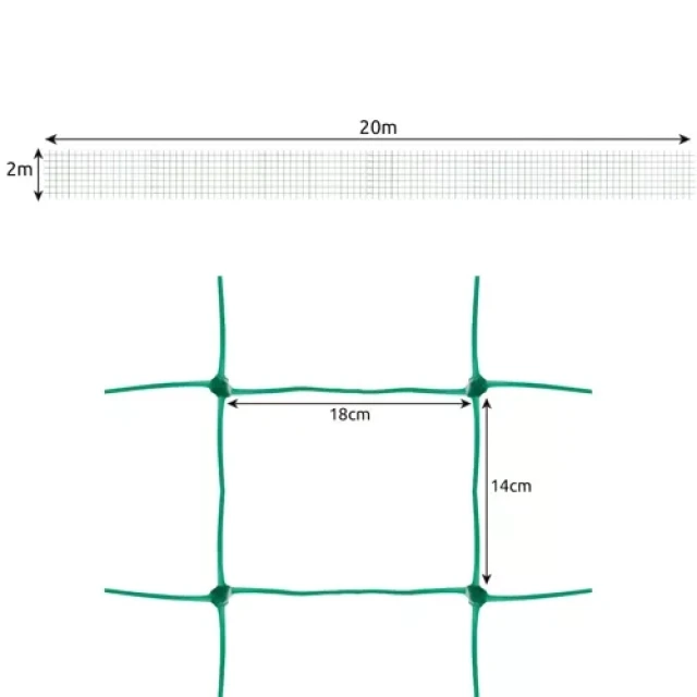 Сітка-опора для рослин Gardlov 2 x 20 м (5900779951815)