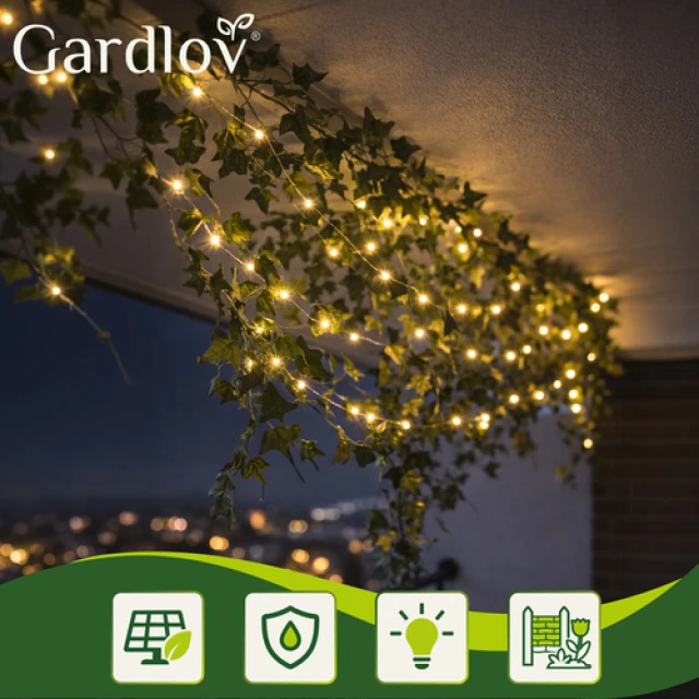 Гірлянда сонячна Gardlov 15 м 150 LED IP44 (5900779951884)
