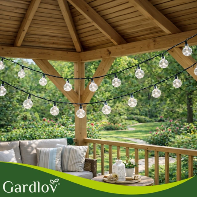 Гірлянда сонячна Gardlov 12 м 100 LED IP65 з шариків (5900779951907)