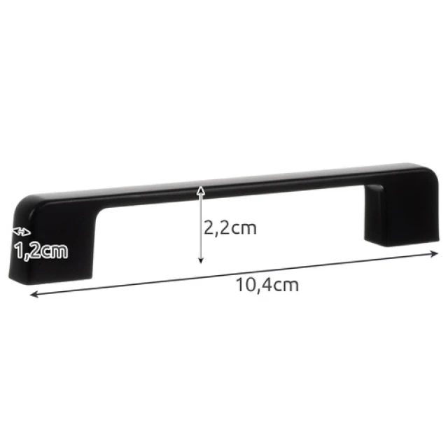 Ручка меблева Ruhhy 10 шт Matte Black (5900779951990)