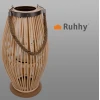 Фонарь бамбуковый ротанговый Ruhhy (5900779952355)