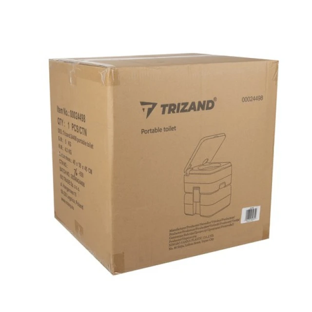 Туалет портативний туристичний Trizand 12 л (5900779952829)