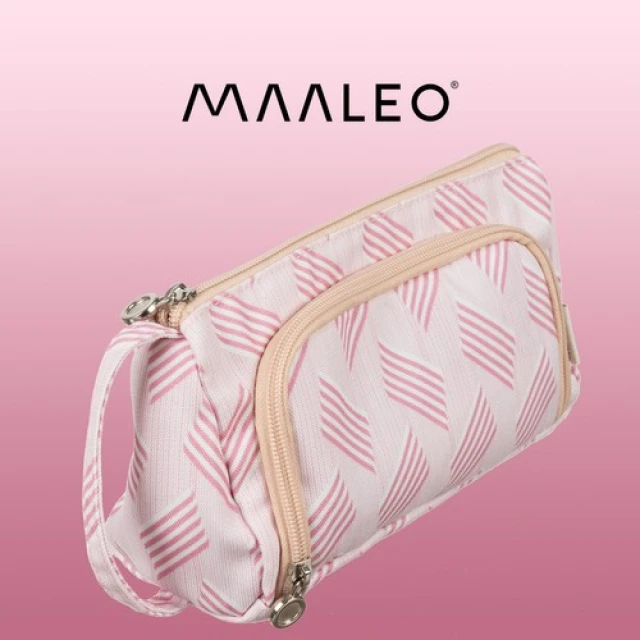 Пенал шкільний двокамерний Maaleo Pink (5900779952850)