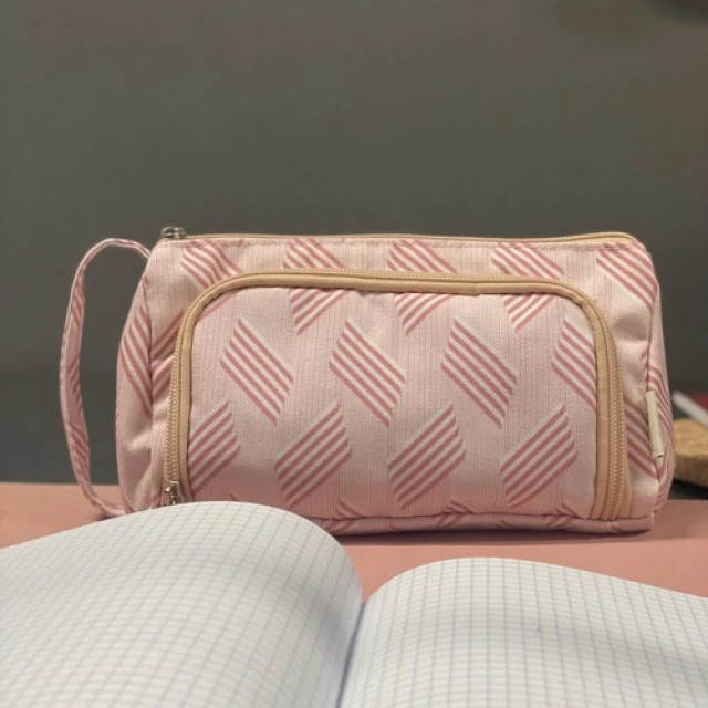 Пенал шкільний двокамерний Maaleo Pink (5900779952850)