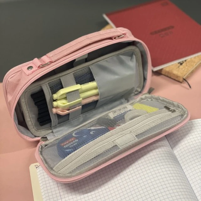 Пенал раскладной двойной Maaleo Pink (5900779952928)