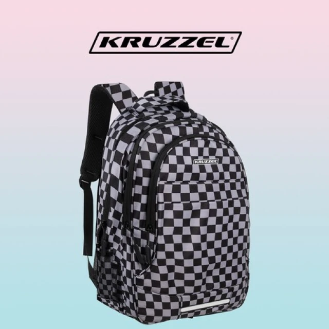 Рюкзак Kruzzel 22 л з сумкою Шахівниця (5900779952997)