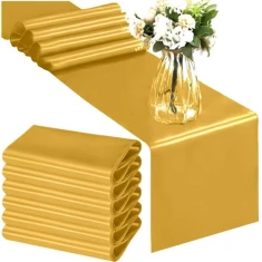 Доріжка настільна атласна Ruhhy 900x36 см Gold (5900779954687)