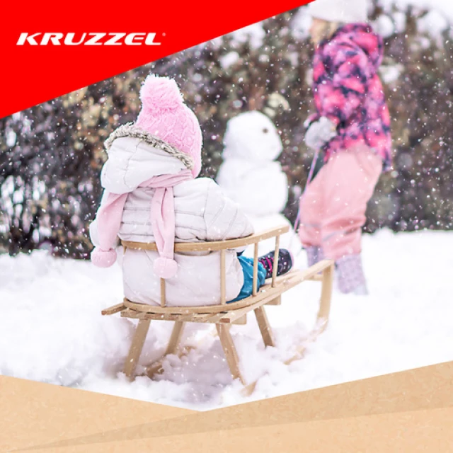 Санчата дерев'яні зі спинкою Kruzzel (5900779954816)