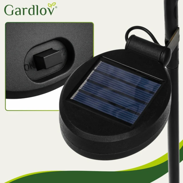 Садовий світильник на сонячній батареї Павлин Gardlov 40 LED (5900779954908)