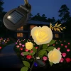 Садовий світильник на сонячній батареї Троянда Gardlov 3 шт (5900779954915)