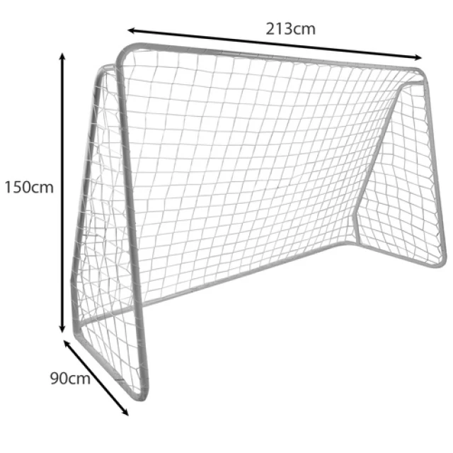 Сітка для футбольних воріт Trizand 213x150x90 см (5900779954991)
