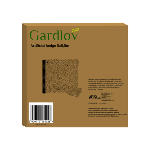 Штучна огорожа для балкона Gardlov 5x0,5 м (5900779955028)