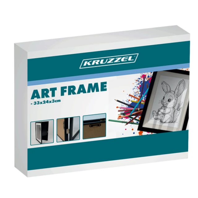 Рамка-контейнер для дитячих малюнків Kruzzel A4 150 шт (5900779955356)