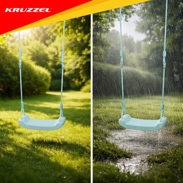 Гойдалка пластикова Kruzzel Blue (5900779955417)
