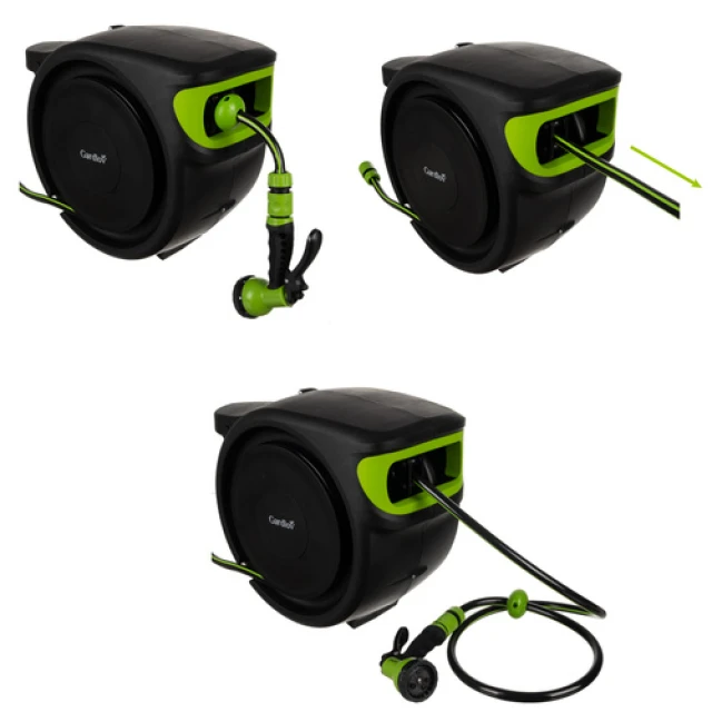 Котушка для садового шланга автоматична Gardlov 25 м (5900779955561)