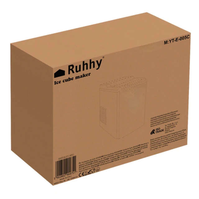 Льдогенератор Ruhhy 25565 12 кг/сутки (5900779955721)