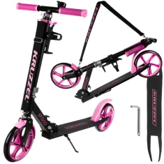 Самокат Kruzzel Spidoo складаний міський з колесами 200 мм Pink (5900779955820)