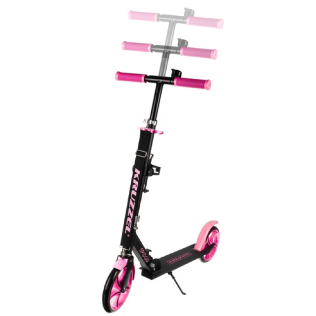 Самокат Kruzzel Spidoo складаний міський з колесами 200 мм Pink (5900779955820)