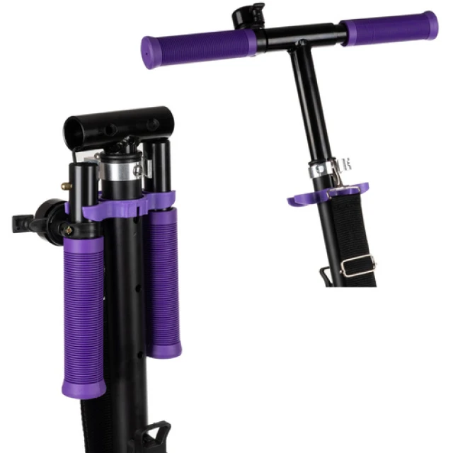 Самокат Kruzzel Spidoo складаний міський з колесами 200 мм Purple (5900779955844)