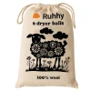 Кулі для сушарки вовняні Ruhhy 25704 6 шт (5900779956056)