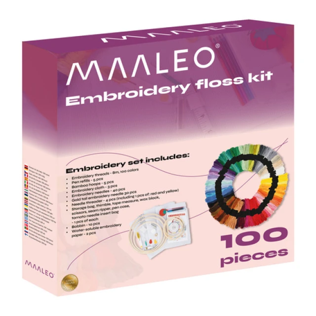 Набір ниток для вишивання Maaleo 100 кольорів (5900779956094)