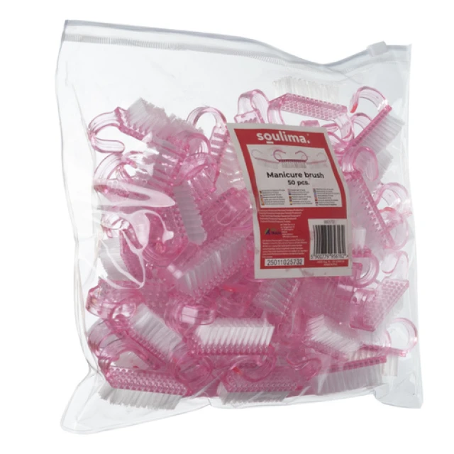 Щіточки для манікюру Soulima 50 шт Pink (5900779956162)