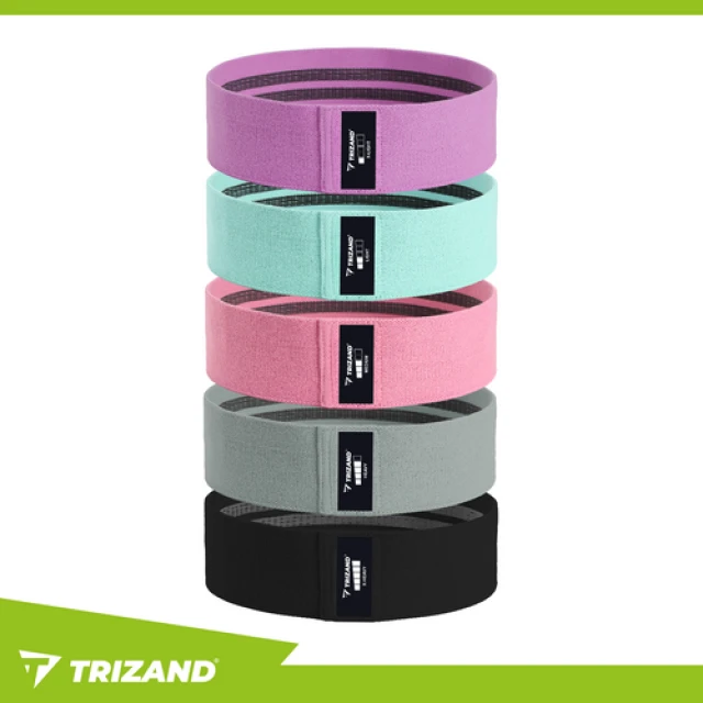 Набір тканинних еспандерів Trizand 5 шт 5-35 кг (5900779956544)