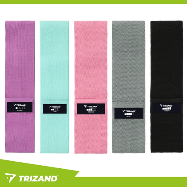 Набір тканинних еспандерів Trizand 5 шт 5-35 кг (5900779956544)