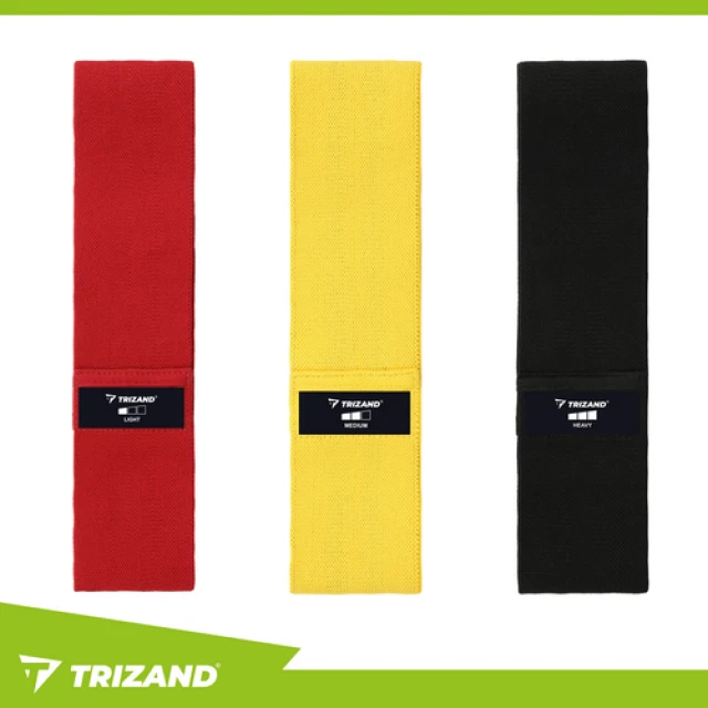 Набор матовых тканевых эспандеров Trizand 3 шт 8-31 кг (5900779956551)