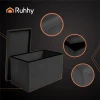 Пуф оксамитовий складаний з місцем для зберігання Ruhhy 60x30x30 см 54 л Black (5900779956889)