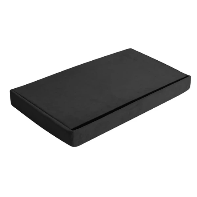 Пуф оксамитовий складаний з місцем для зберігання Ruhhy 60x30x30 см 54 л Black (5900779956889)