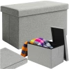 Пуф складаний з місцем для зберігання Ruhhy 60x30x30 см 54 л Grey (5900779956896)