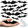 Наклейки декоративні Ruhhy 3D Кажани 56 шт Black (5900779956940)