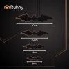 Наклейки декоративні Ruhhy 3D Кажани 56 шт Black (5900779956940)